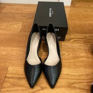 NIB Kenneth Cole Black Ellis wedge d'orsay pumps,9